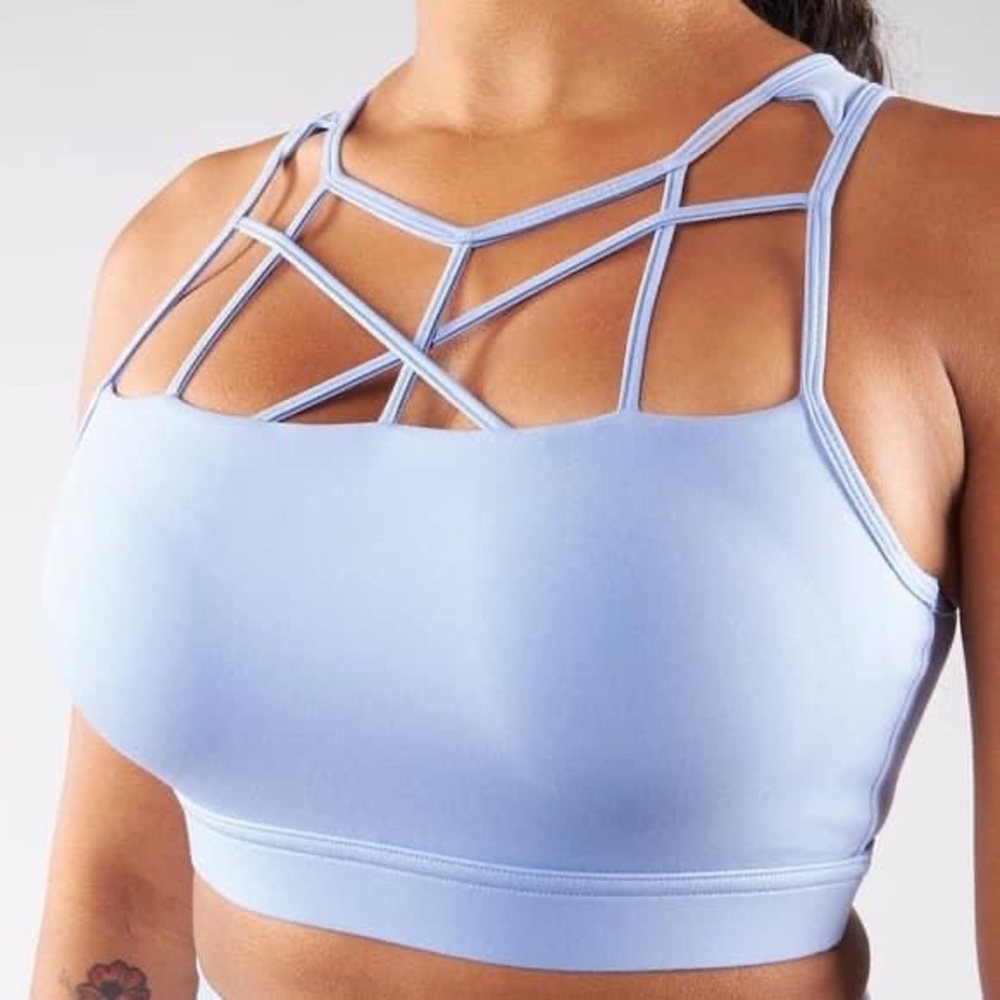 Buffbunny Botanical Bra Rainwater Blue